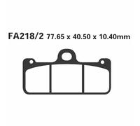 Ebc Epfa-hh Series Epfa218/2hh Sintered Brake Pads Noir