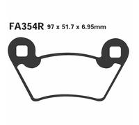 Ebc Fa-r Series Fa354r Sintered Brake Pads Noir