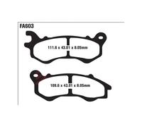 EBC Plaquettes de frein SFA603HH Sinter HH Avant pour scooter