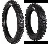 Paire Pneus Kyoto Minicross Pit Bike 90/100-14 + 70 / 100-17 Avant + Arrière