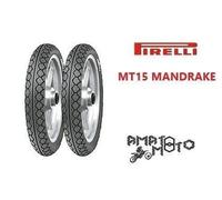 Paire Pneus Pirelli MT15 Mandrake 90/80-16 110/80-14 Liberty Sport 125