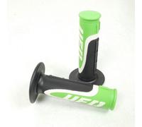 Paire Poignée Ufo Axiom Pour Moto Ma01825#026 Noir Vert Blanc Neuf