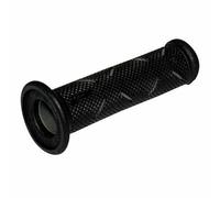 Paire Poignées Moto Route Perforées PROGRIP 717 Titanium