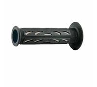 Paire Poignées Moto Route Perforées PROGRIP 724 Gris