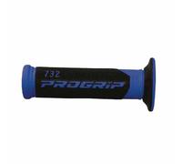 Paire Poignées Moto Scooter PROGRIP 732 Bleu