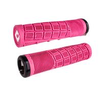 Paire Poignées Vtt Reflex v2.1 Lock-On 33,5mm x 135mm Rose/Noir 123800003 Odi B