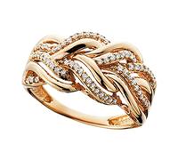 Paire Princesse Cut Ensemble Bague de Luxe Femmes Engagement Mariage Bijoux Poèmes pour Enfants Ringelnatz, 10, Métal, Aucune pierre précieuse