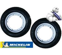 Paire Roues Complet Michelin 3.00 10 S83 Pour Piaggio Vespa 125 ET3 / Printemps