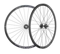 Miche Pistard Pista Road Wheel Set Argenté 9 x 100 / 10 x 120 mm / 1s Black