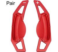 Paire Rouge Véhicule Volant Housse Palette Changement Vitesse Manettes Extension