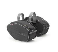 Paire Sacoches Latérales 30L Extensible, Moto, Universel, Noir - GIVI EA101C