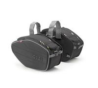Paire Sacoches Latérales 30L Extensible, Moto, Universel, Noir - GIVI EA101C