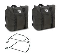 Paire Sacs Latéraux 17L RB105R + Châssis KAPPA MOTO GUZZI V7 850 Stone 2023 2024