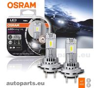 Paire Set 2 Ampoules H7 H18 Osram Lampes À LED Compatible Haute Efficacité