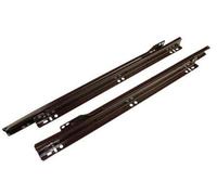 Paire (Set complet 4 pièces) guides coulissants à rouleau roue pour extraction tiroirs - différentes couleurs et tailles