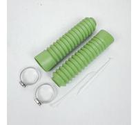 Paire Soufflet Protection De Fourche Ø32mm 250mm Vert 3as Racing Pour Moto Neuf