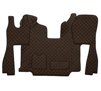 Paire Tapis Couvre Capot Cuir Écologique Marron Pour Scania Série R 2010 Auto