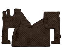 Paire Tapis + Couvre Capot en Simili Cuir Marron Volvo FH4 Du 2013 Automatique