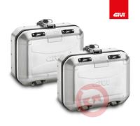 GIVI Top Case Trekker Dolomiti 30Lt. en aluminium naturel