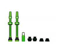 Paire Vannes Tubeless Aluminium Presta 60mm Vert MOV106260G MUC-OFF Tubele