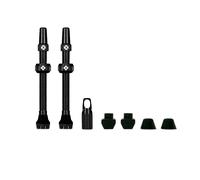Paire Vannes Tubeless v2 Mousse Prêt Aluminium Presta 60mm Noir MU02VAL032