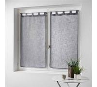 Paire voilages 2 x haltona - gris / 2 x 60 x 160 Gris