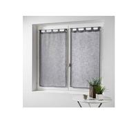 Paire voilages 2 x haltona - gris / 2 x 60 x 90