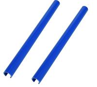 Paire Voiture Avant Grille Garniture Bandes Couverture Bleu 0.94" OD Rechange
