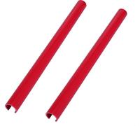 Paire Voiture Avant Grille Garniture Bandes Couverture Rouge 0.94" OD Rechange