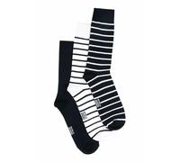 Armor Lux Homme Tri Loer Chaussettes de sport, Multicolore (Rich Navy/Blanc Bi8), 44-46 EU