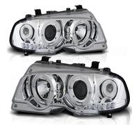 Paires D’Angel Eyes LED Pour BMW Série 3 E46 Coupé Cabrio 99-03 Chrome S