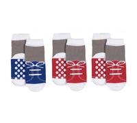 Paires de Chaussettes Antidérapantes Bleues et Rouges - 28|30