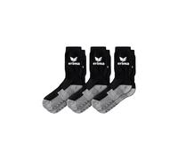 Erima Mixte Enfant Lot 3 Paires de Chaussettes Sport, Noir, FR : S (Taille Fabricant 35-38) EU
