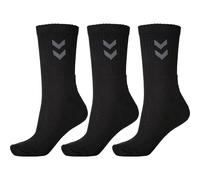 Hummel Chaussettes Basic - Lot de 3 - Mixte adulte - Noir - 46/48