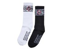Merchcode Chaussettes Ramones Skull Socks 2-Pack Black/White EUR 36