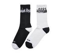 paires de chaussettes Mister Tee Major City 0221 (x2) Noir 35/38