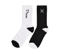 Mister Tee Chaussettes 'Zodiac' noir / blanc, Taille 35-38