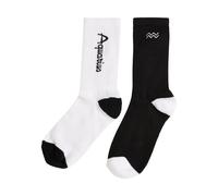 Mister Tee Zodiac Socks 2-Pack Black/White Aquarius EUR 40