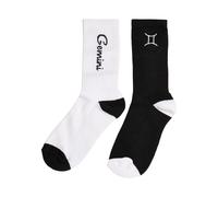 Mister Tee Zodiac Socks 2-Pack Black/White Gemini EUR 48