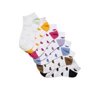 Urban Classics Recycled Yarn Heart Sneaker Short Socks 7 Pairs Blanc EU 47-50 Femme