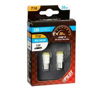 Paires De Lampes T10 1SMD 12V Hyper LED 3 Couleurs Blanc Éclairage Auto Lampe