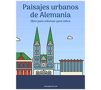 Paisajes Urbanos De Alemania Libro Para Colorear Para Niños