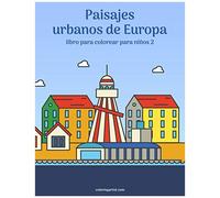 Paisajes Urbanos De Europa Libro Para Colorear Para Niños 2