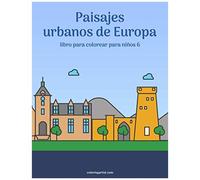 Paisajes Urbanos De Europa Libro Para Colorear Para Niños 6