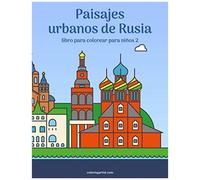 Paisajes Urbanos De Rusia Libro Para Colorear Para Niños 2