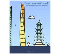 Paisajes Urbanos Del Mundo Libro Para Colorear Para Niños Pequeños 1