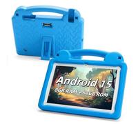 paitanry Tablette pour enfants - Tablette Android 13 de 25,4 cm, 4 Go de RAM, 64 Go de ROM, IPS HD 1280 x 800, quadricœur, Wi-Fi 6, 2 MP + 5,0 MP, GMS, contrôle parental avec étui antichoc et support