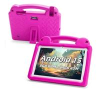 paitanry Tablette pour enfants - Tablette Android 13 de 25,4 cm, 4 Go de RAM, 64 Go de ROM, IPS HD 1280 x 800, quadricœur, Wi-Fi 6, 2 MP + 5,0 MP, GMS, contrôle parental avec étui antichoc et support