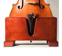 Paititi Coussins en velours pour violoncelle 4/4 en bois massif Bordeaux