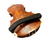 Païtiti Portable Épaulière pour violon 4/4, 3/4 pieds réglables en mousse et caoutchouc 3/4-4/4 White Feet